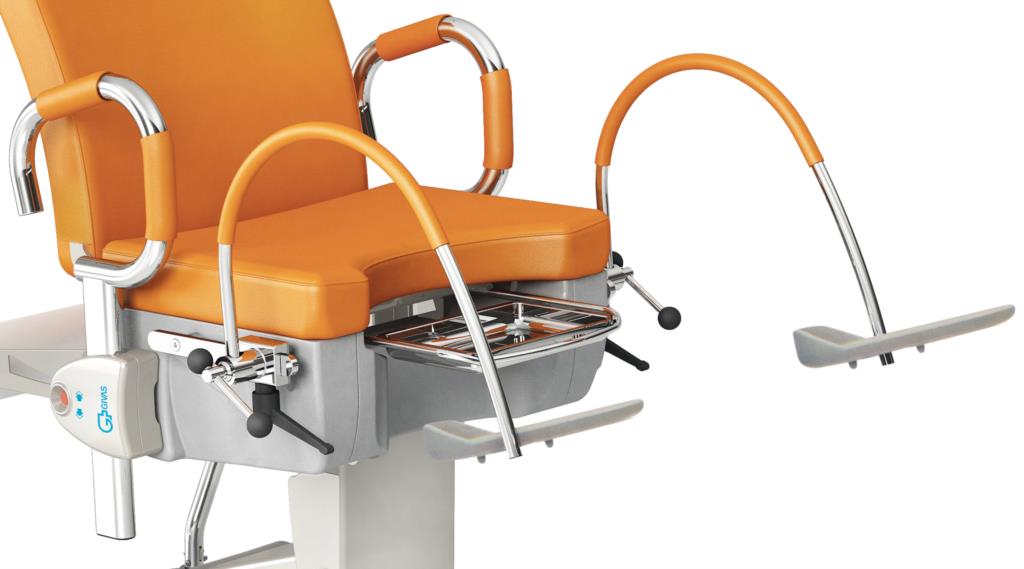 Урологічні опори для ніг
Пара опор для ніг, що застосовуються в урології. Виготовлені з хромованої сталі, з регулюванням висоти.