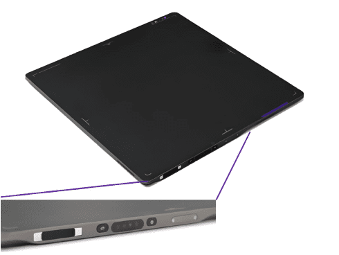 Детектор
FlashPad Select – це цифровий детектор розміром 43×43 см, який забезпечує високу роздільну здатність для точної візуалізації анатомічних деталей пацієнтів. Використовує аморфний кремній та сцинтилятор із йодиду цезію для покращення якості зображення.
